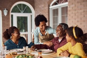 Family spending time together