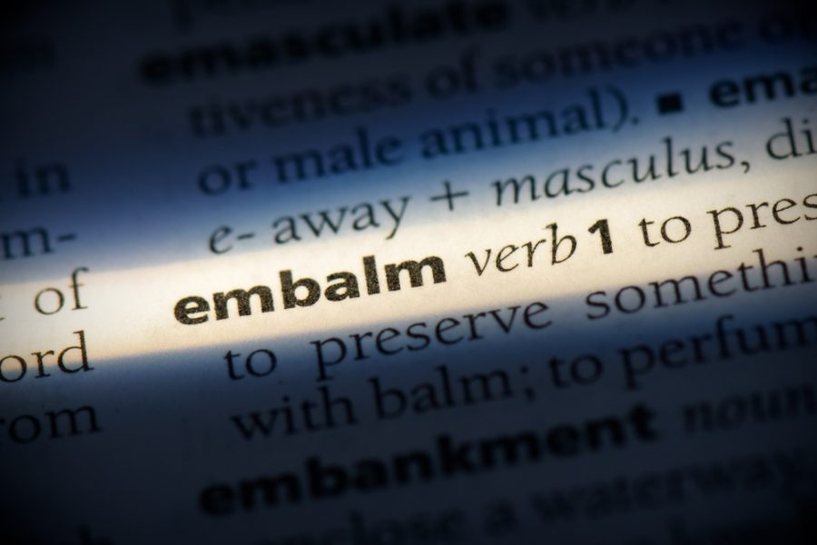 Embalm,Word,In,A,Dictionary.,Embalm,Concept,,Definition. Funeral Basics