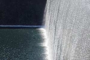 Waterfall feature part of the 9/11 memorial