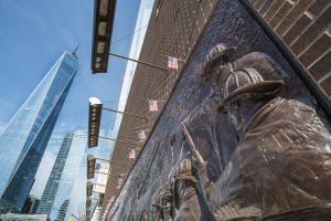 Art installation honoring firefighters killed on 9/11