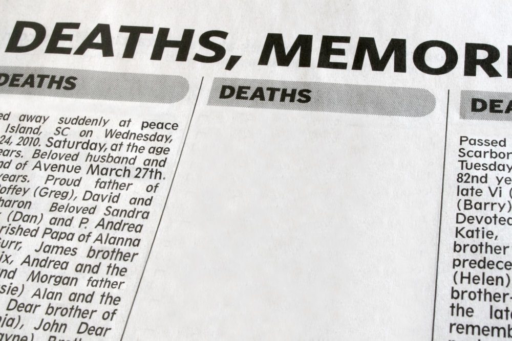 Example Of An Obituary Template from www.funeralbasics.org