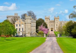 Windsor Castle where Queen Elizabeth spent a lot of the time and the location of St. George's Chapel, her final resting place