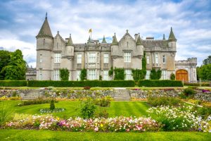 Balmoral Castle in Scotland, where Queen Elizabeth spent her final days