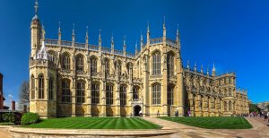 St. George's Chapel where Queen Elizabeth was interred