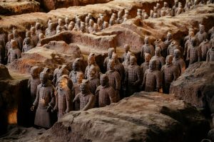 Image of the Terracotta Army found in Qin's Mausoleum