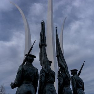 Honor Guard sculpture at the Air Force Memorial