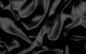 Black silk fabric