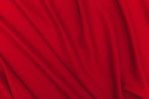 Red cotton fabric