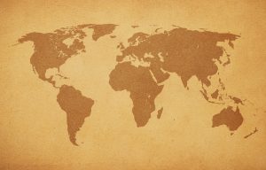 A map of the world