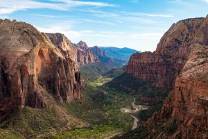 Zaion National Park, Utah, valley view